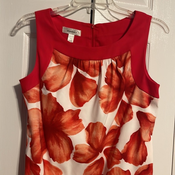 NWOT Dressbarn sleeveless floral sheath dress size 8 - Picture 3 of 8